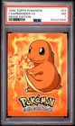 1999 TOPPS POKEMON THE MOVIE EDITION #E4 CHARMANDER #4 PSA 7