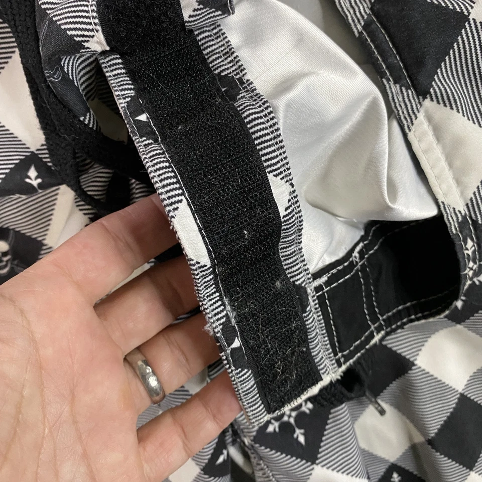 De colección Y2K O'Neill Board Shorts Para Hombres Grandes Cuadros Calavera Pirata Bañador Ropa de Playa Foto 4 de 4