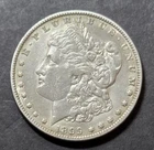 1899 Morgan Dollar, Cleaned EF