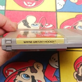 Wayne Gretzky Hockey (Nintendo NES) Authentic, Cleaned/Tested Game, White Jersey