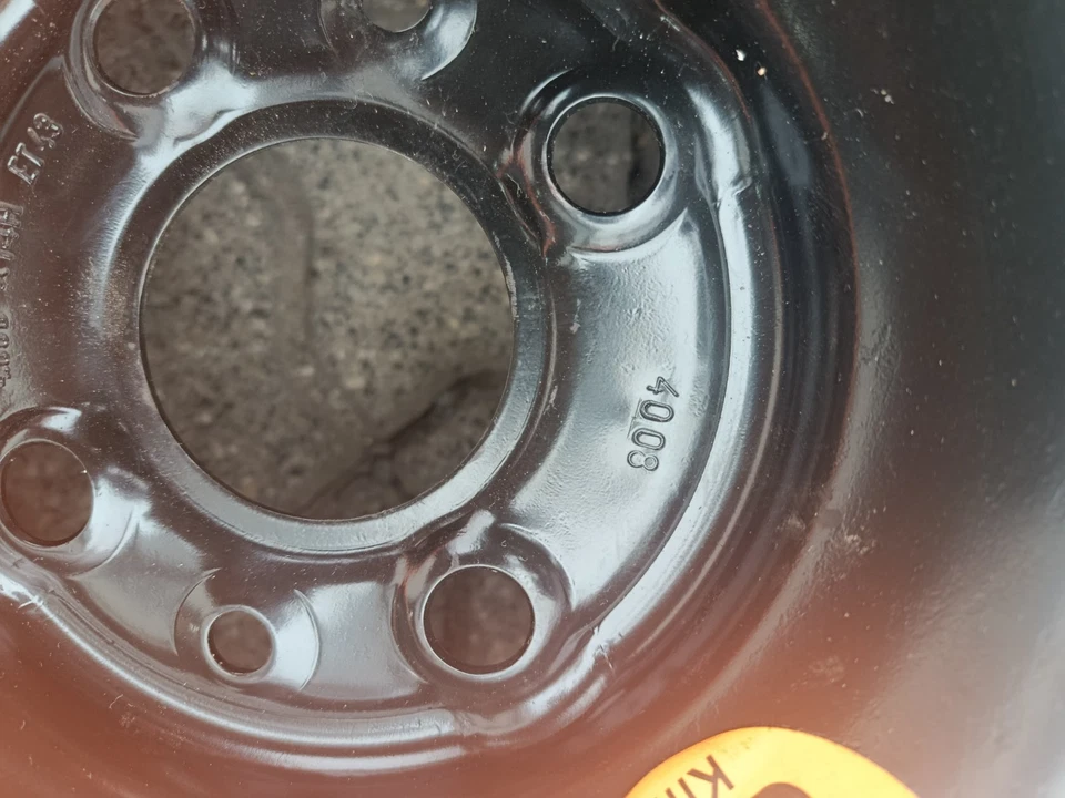 Lancia Ypsilon 843 BJ2009 Reserverad Notrad 14 Zoll ET43 S135/80 B14 RAD - Bild 4 von 4