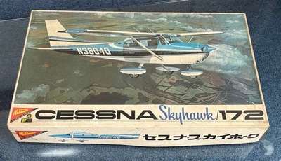 Nichimo 1/20 Cessna Skyhawk 172 Plastic el, Unused, Rare, Edition - Photo 1/4