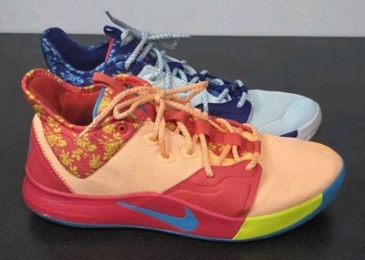 NEW Nike PG 3 EYBL CQ6416-900 Men 13.5 Multicolor Retro Sneakers Promo No Box