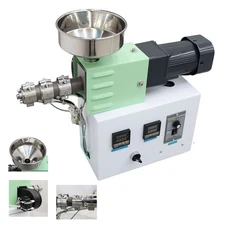 SJ15 110V Single Screw Extruder Plastic Heating Extruding Machine Speed Adjust