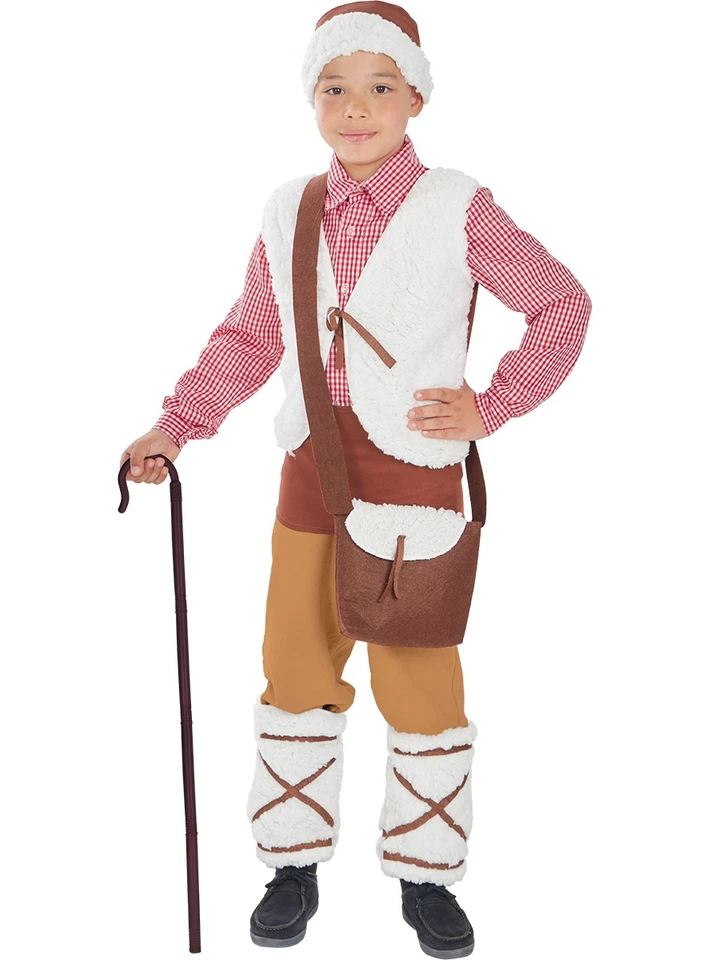 FUNIGLOBAL Costume da pastorello per bambino Funidelia