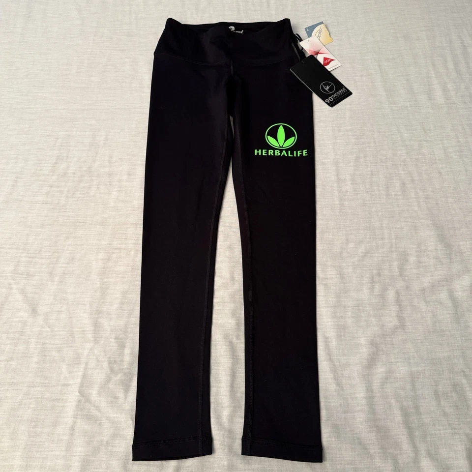 NEW! 90 DEGREE by REFLEX Women’s Yoga Pants Size XS Herbal Life Logo PW71001 - Image 2 of 4