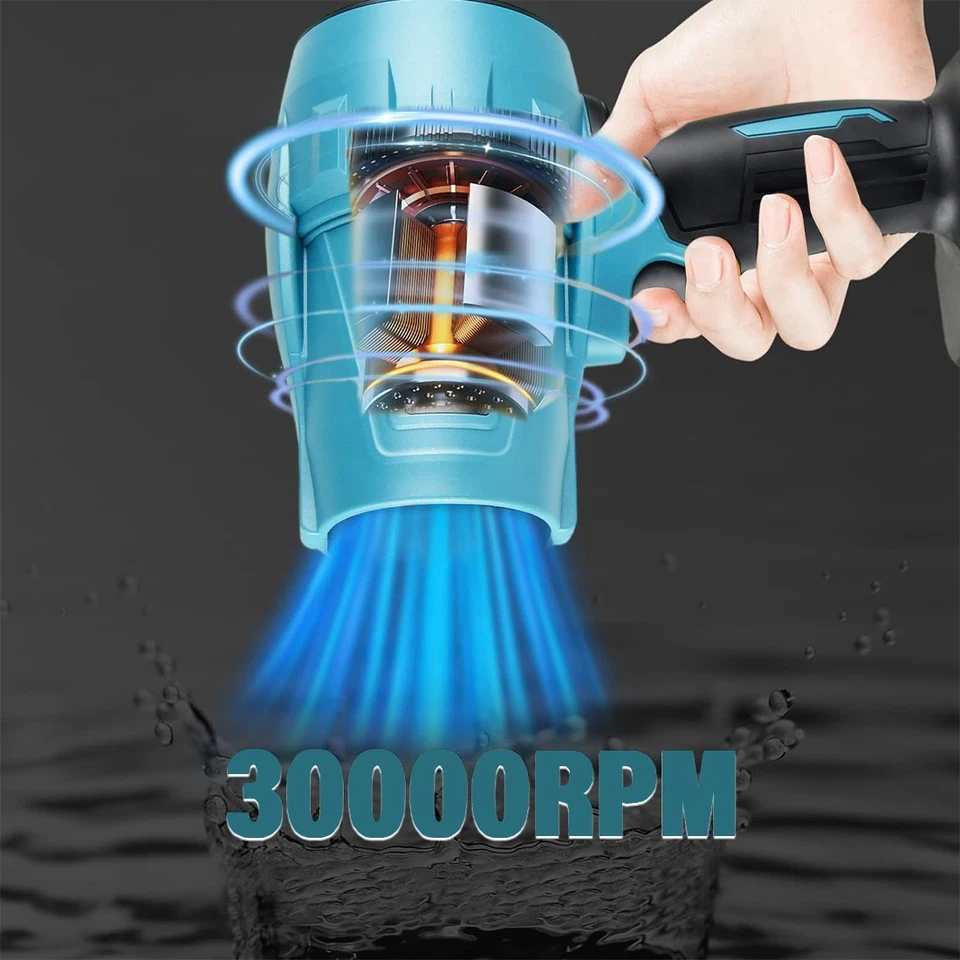 For Makita 18V Turbo Blower Cordless Blower Blower 30000RPM Mini Turbo Air Blower - Image 3 of 4