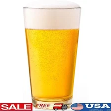 DuraTuff Mixing Glass Set 16oz Drinking Glasses Cocktails Beer Water Soda New