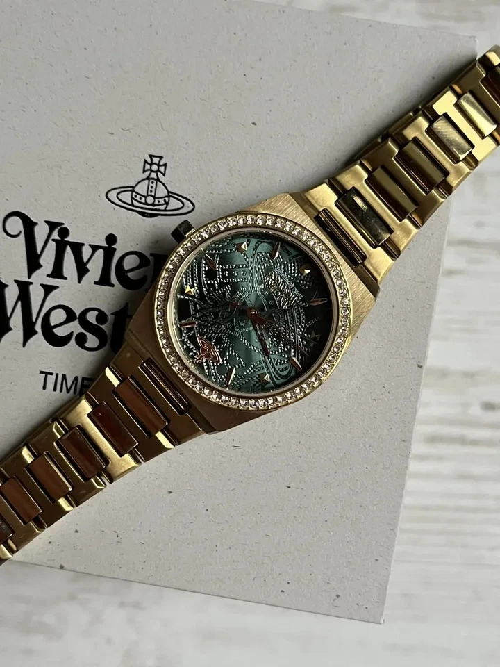 Vivienne Westwood Charterhouse Gold Quartz Watch VV244GDGR Stainless Steel 34mm - Image 2 of 4