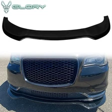 Fits 15-23 Chrysler 300 Front Bumper Lip Spoiler Splitter Gloss Black PP