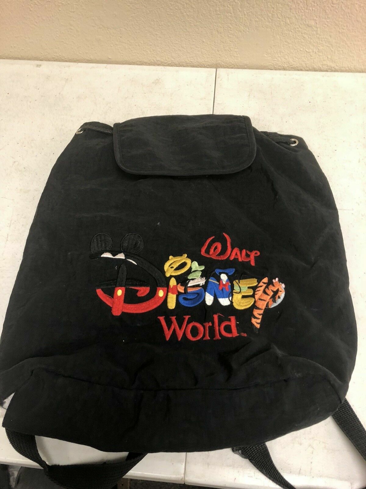 Disney World Backpack School Bag Bookbag College Bag Collectible Bag aa28