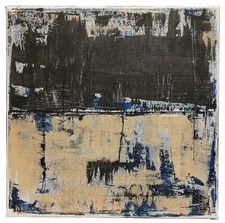 No.585 Original Abstract Modern Minimal Urban Textured Painting By K.A.Davis