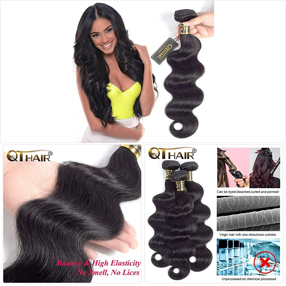 1 bundle clearance of brazilian hair
