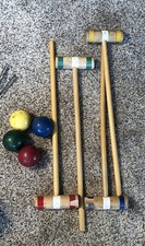 Forsters Skowhegan Vintage Croquet Set for 4 Players Lawn Game
