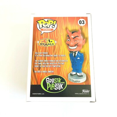 Funko Pop Spastik Plastik El Diablo Silver Suit 20th Anniversary