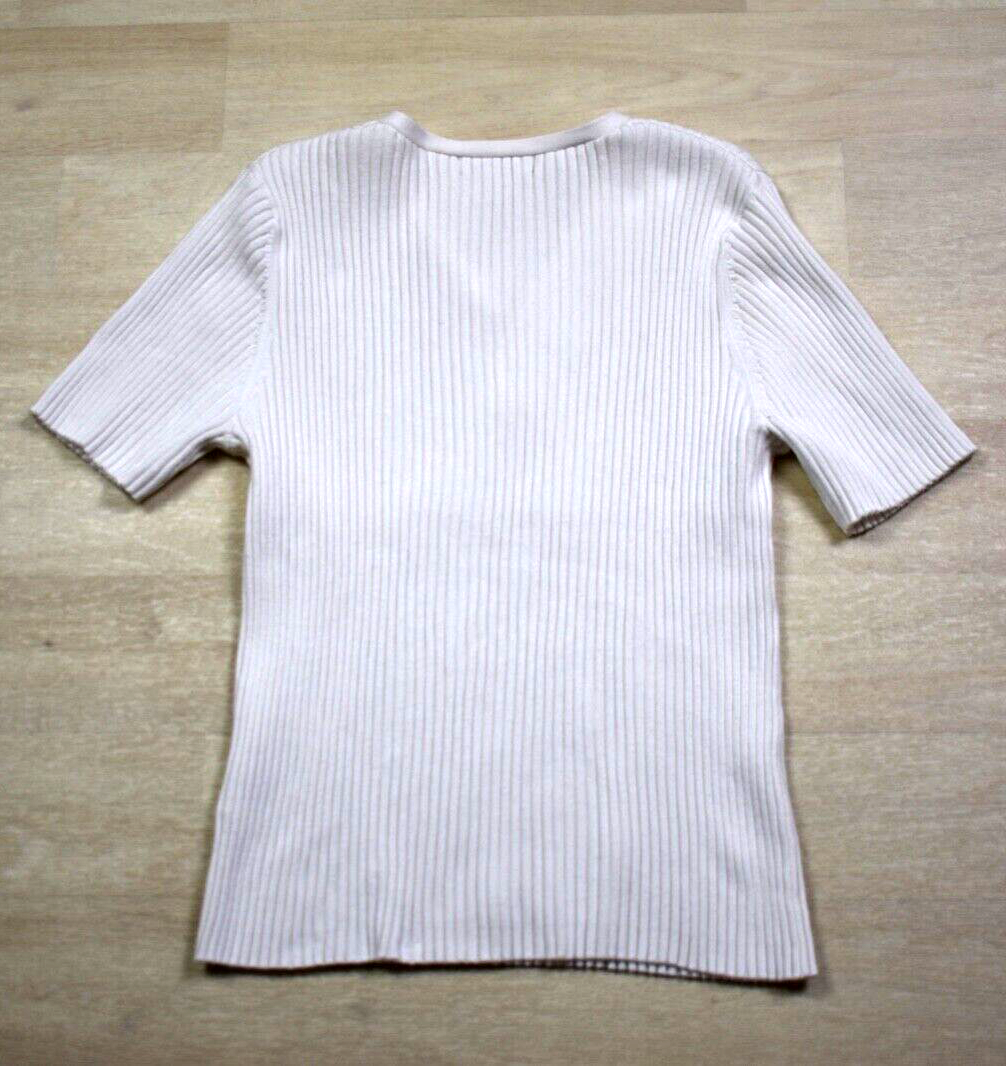 90s Carolyn Taylor By Design Short Sleeve Sweater Ribbed 90s Carolyn Taylor By Design Short Sleeve Sweater Ribbed