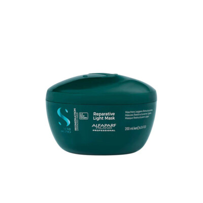 Maske Für Beschädigtes Haar ALFAPARF MILANO Semi Di Lino Reparative Light 200