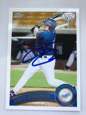 2011 Topps Pro Debut Azl Dodgers Scott Schebler Autographed Card #128