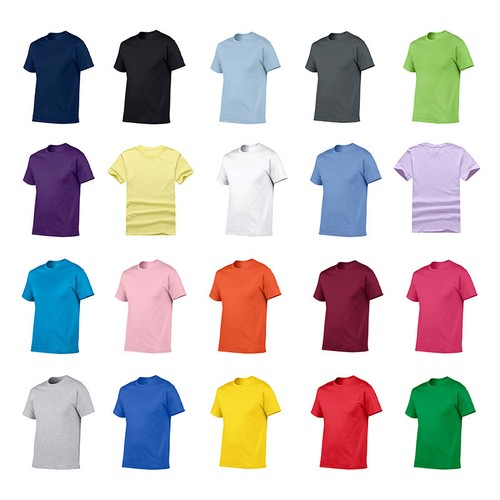 Plain 100% Cotton Blank T-shirt Mens 