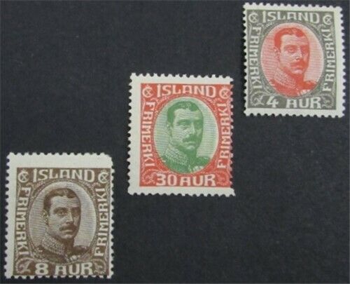 nystamps Iceland Stamp # 110//122 Mint OG H $72 A8y2206