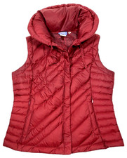 Isis Womens Packable Down Puffer Vest Sz 8 Packer Outdoor Hiking Layer