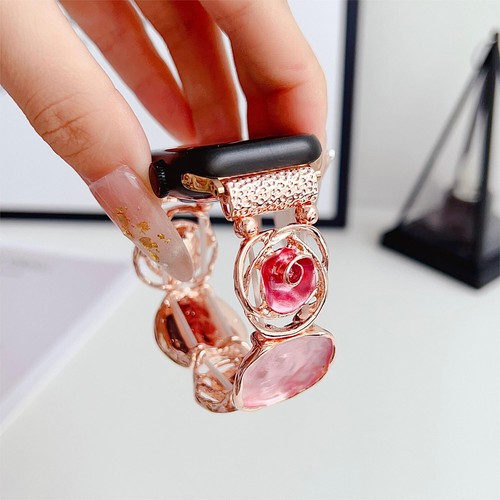Correa floral colorida con flores para brazalete de joyería 49 mm 40 41 44 mm - Imagen 27 de 58