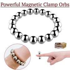 Stainless Steel Metal Magnetic Cock Ring For ADULT Glans Penis Erection Enhancer