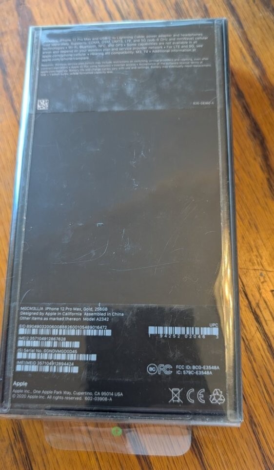 Apple iPhone 12 Pro Max - 256 GB - Gold (Unlocked) for sale