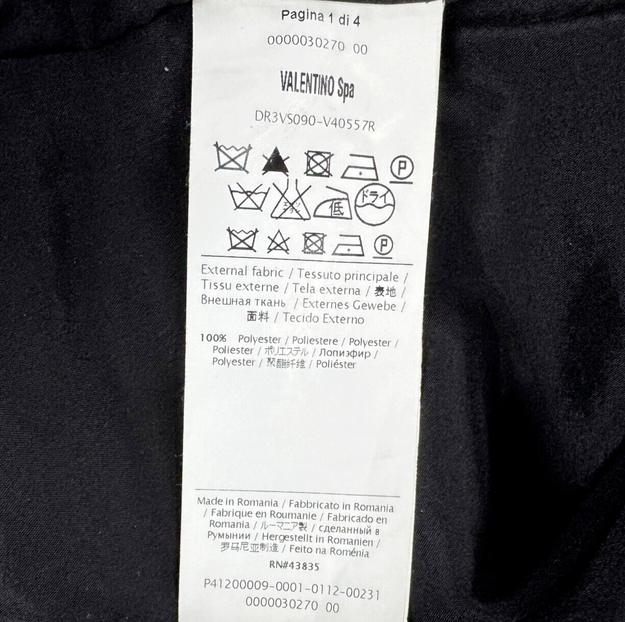 Abito donna rosso Valentino senza maniche stampa animalier taglia 40