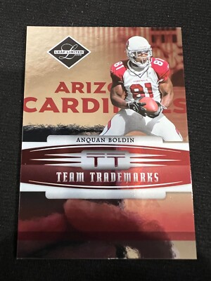 ANQUAN BOLDIN Arizona Cardinals 2006 Leaf Limited #TT-2 Team Trademarks #010/100