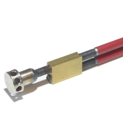 BLACK DOG MUSIC Gitarre Truss Rod Bar Dual Action Hot Rod Style 18" oder 24" Speichenradmutter