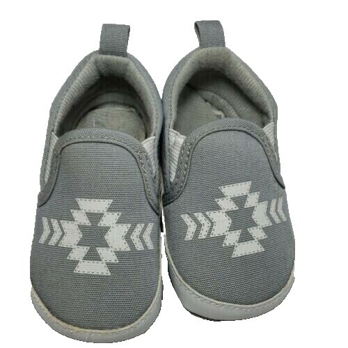 Nohea Mesh Gray Loafer Size 12 MS5574A Olukai Nohea Mesh Shoes Youth Boys 12 Gray Slip On Boat  main image 2
