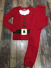 Gymboree Gymmies Christmas Holiday Boys Red Santa Pjs Pajamas Nwt Size 4