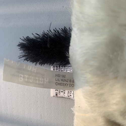 Ganz Lil'Kinz Black & White Cheeky Dog Plush Stuffed Animal Toy Puppy 6" Code - Picture 9 of 13