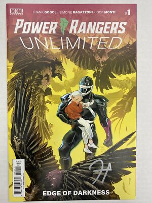Power Rangers Unlimited Edge of Darkness #1 signed w/COA by Frank Gogol
