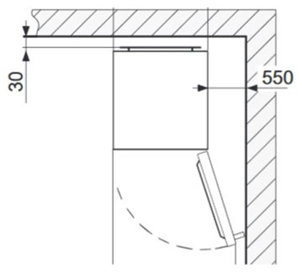 Amica Gefrierschrank 80 L freistehend weiß Tiefkühler 85 cm hoch Eisschrank - Bild 4 von 4