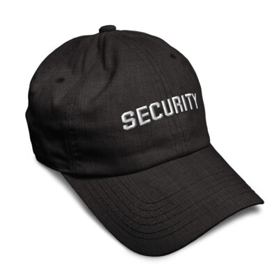 Soft Baseball Cotton Cap Professional Security Guard A Dad Hats for Men & Women