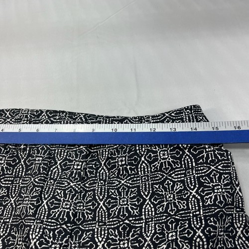 Jones New York Signature Cropped Pants Womens Size 4 Black White Pockets Stretch - Picture 7 of 7