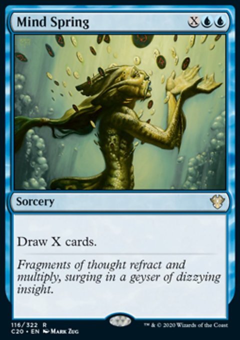 Magic the Gathering MTG Mind Spring (116) Commander 2020   LP