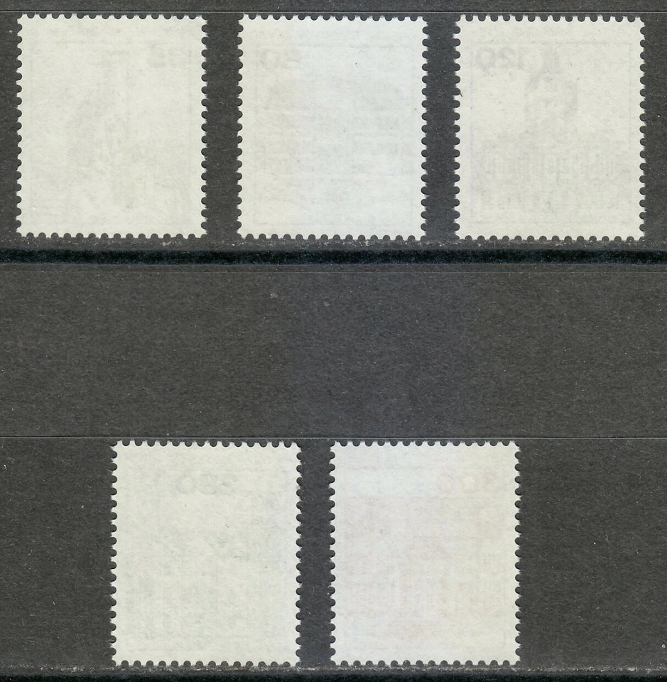 Berlin 1982 MNH Mi 673A-677A Catles of Germany ** - Image 2 of 2