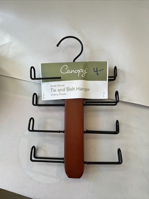Canopy Solid Wood Tie And Belt Hanger
