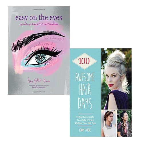 Easy on the Eyes & 100 Awesome Hair Days 2 Books Collection Set New
