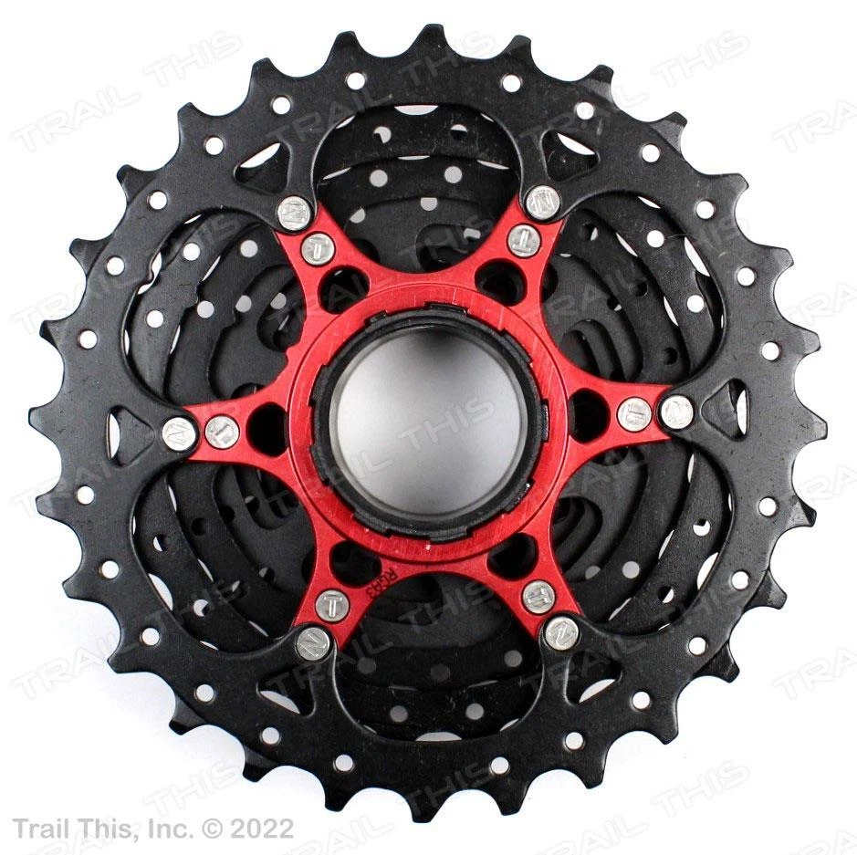 Cassette de bicicleta Sunrace Driven CSRX0 10 velocidades 11-28 negro para Shimano SRAM 11-28T Foto 2 de 4