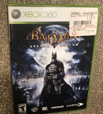 Batman: Arkham Asylum (Microsoft Xbox 360, 2009) complete with case