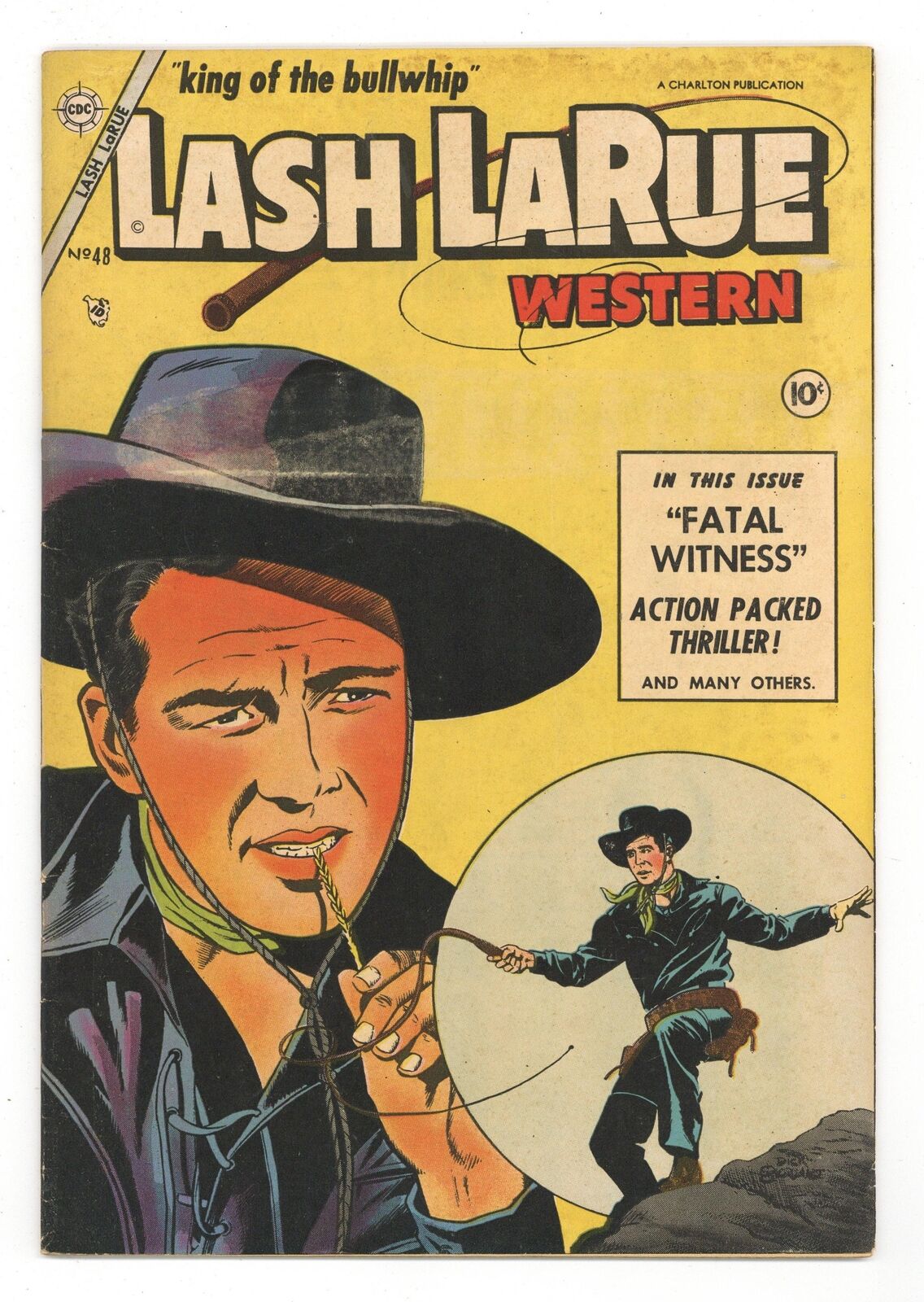 Lash Larue Western #48 VG 4.0 1954