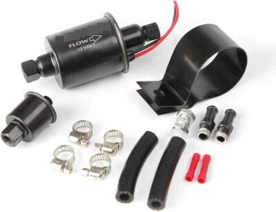 Universal Micro Electric Fuel Pump Inline Low Pressure Pump E8012S 12V, 5-9 PSI