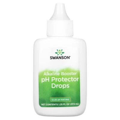 Swanson Alkaline Booster pH Protector Drops - 37 ml. | 12.25 pH Rating