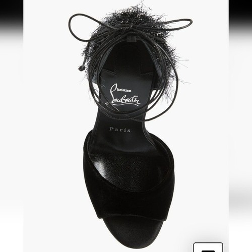 Christian Louboutin Tinsel Ankle Tie Sandal 39 - Picture 5 of 10