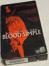 Blood Simple VHS John Getz , Frances McDormand Rare oop