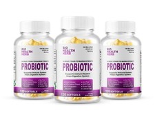 Raw Probiotics 100 Billion CFU Potency Digestive Immune Health 34 strains 360